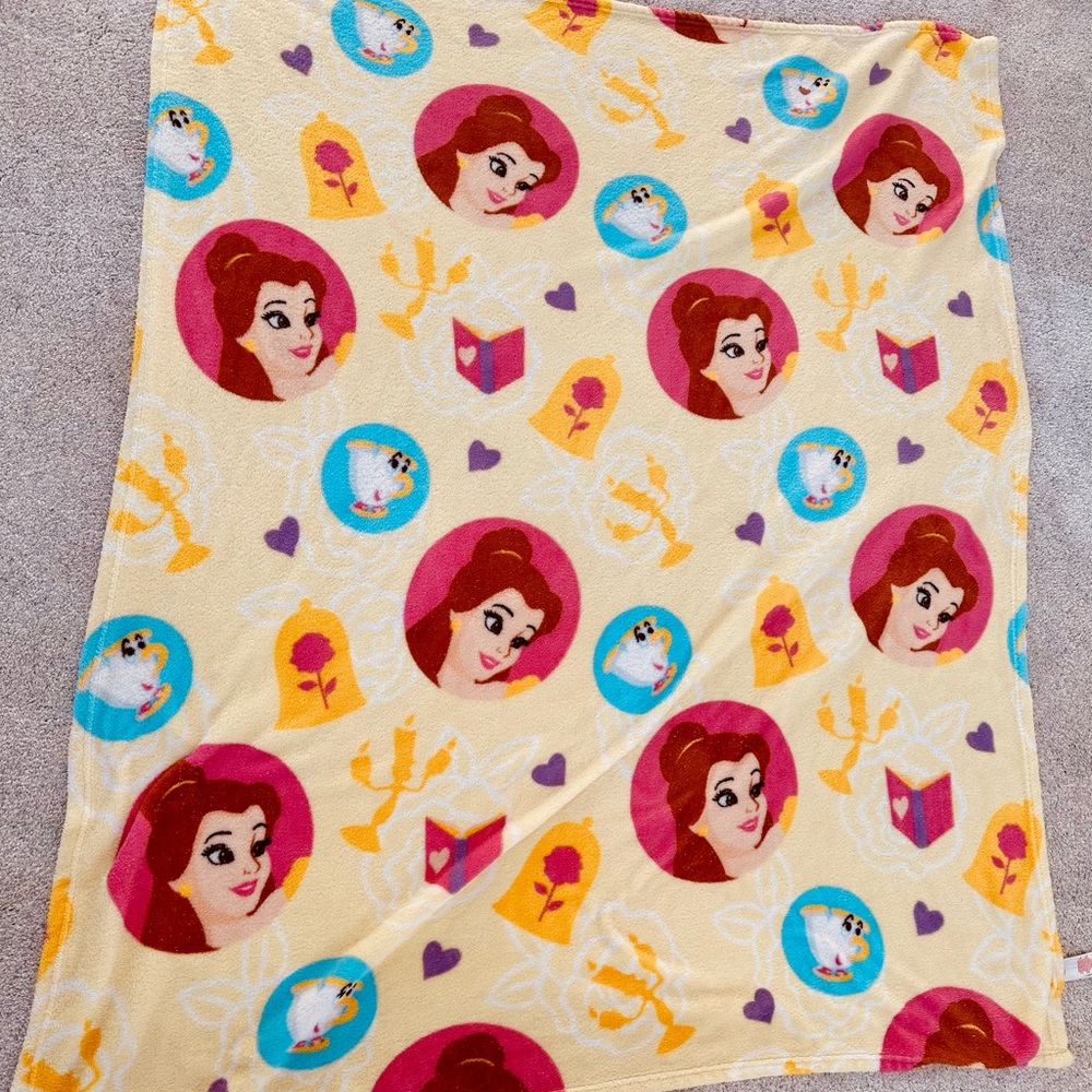 Disney Beauty and the Beast Fleece Blanket